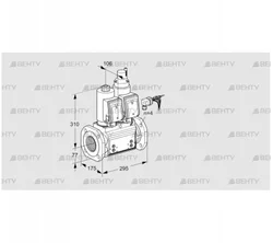 VCS665F05NLKGRB/PPPP/PPPP (88203096) Сдвоенный газовый клапан Kromschroder