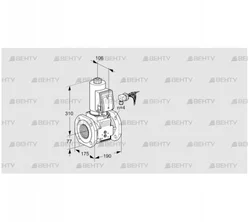 VAS665F05NKGRB/PP/PP (88205075) Газовый клапан Kromschroder