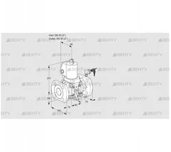 VAS350F/NWGL (88011380) Газовый клапан Kromschroder