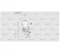 VAG1-/25R/NYGLAE (88027571) Газовый клапан с регулятором соотношения Kromschroder