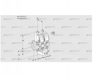 VCG3E50R/50R05NGNWR/PPPP/PPPP (88105456) Клапан с регулятором соотношения Kromschroder