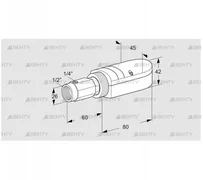 UVS 10D3 (84315207) УФ датчик пламени Kromschroder