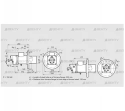 BIO 80HM-200/135-(35E)F (84199345) Газовая горелка Kromschroder