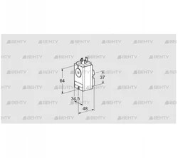 DG 300VC5-5W (84448920) Датчик-реле давления газа Kromschroder