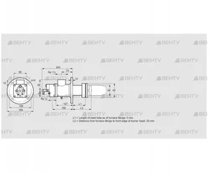 BIC 65RB-0/35-(37)E (84031011) Газовая горелка Kromschroder