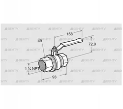 AKT 32TN88 (03152311) Запорный кран Kromschroder