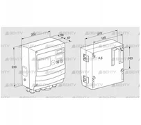 BCU480W1P2C1D1000K1E1-/LM400WF1O0E1- (88680071) Блок управления горением Kromschroder