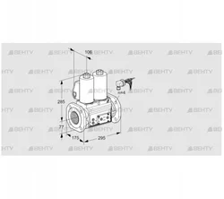 VCS665F05NNWLE/PPPP/PPPP (88204384) Сдвоенный газовый клапан Kromschroder