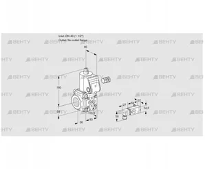 VAS340/-R/NW (88028441) Газовый клапан Kromschroder