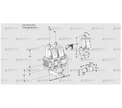 VCG1E20R/20R05FNGEVWR/PP-2/PPZS (88104921) Клапан с регулятором соотношения Kromschroder