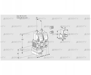 VCD1E15R/15R05FD-25NWR3/PPPP/PPBY (88106479) Регулятор давления Kromschroder