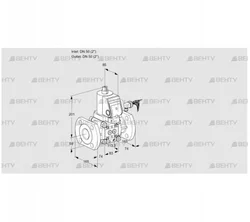 VAS350F/NQGR (88010647) Газовый клапан Kromschroder