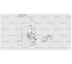 VAG2-/40R/NWAE (88031541) Газовый клапан с регулятором соотношения Kromschroder