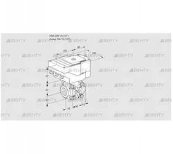 IFC115/15R05-08PPPP/20-60W3T-I (88303725) Регулирующий клапан с сервоприводом Kromschroder