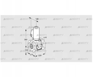 VAS8T100A05NQSLE/PP/PP (88206828) Газовый клапан Kromschroder