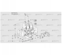 VCH3E50F/50F05NHEVWSR3/-3PP/PPPP (88106570) Клапан с регулятором расхода Kromschroder