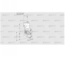 VAD1T-/20N/NQGL-50A (88033084) Газовый клапан с регулятором давления Kromschroder