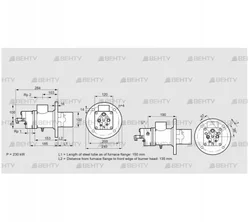 BIO 100KB-150/135-(41E)E (84099965) Газовая горелка Kromschroder