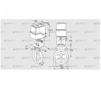 IDR200Z03D100AU/50-60Q30TR10 (88303137) Дроссельная заслонка Kromschroder