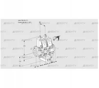 VCH2E25R/40R05NHEVWR3/PPPP/PPPP (88105581) Клапан с регулятором расхода Kromschroder