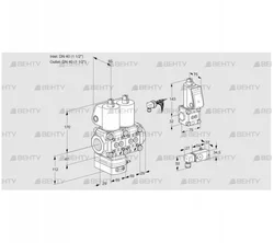 VCG2E40R/40R05GENWL/3-ZS/4-PP (88104669) Клапан с регулятором соотношения Kromschroder