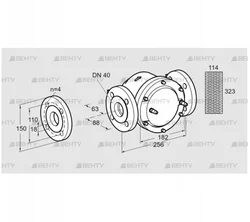 GFK 40F10-6 (81940190) Газовый фильтр Kromschroder