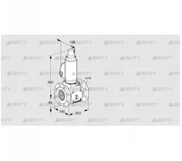 VAS7T80A05LQSLB/PP/PP (88203291) Газовый клапан Kromschroder