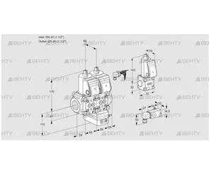 VCD2E40R/40R05ND-100WR/-2PP/3-ZS (88107168) Регулятор давления Kromschroder