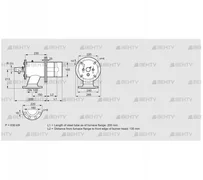 ZIO 165HM-200/135-(28)D (84246225) Газовая горелка Kromschroder