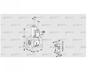 VAS665F05NQ3E/4P/PP (88204662) Газовый клапан Kromschroder