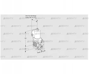 VAS1T-/15N/NWGL (88025980) Газовый клапан Kromschroder