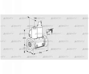 VCS665F05NLWLB/PPMM/PPMM (88207697) Сдвоенный газовый клапан Kromschroder