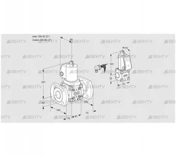 VAS3E50F/50F05NQGL/BS/PP (88104400) Газовый клапан Kromschroder