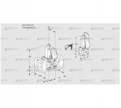 VAS3E50F/50F05NWR/PP/BS (88106643) Газовый клапан Kromschroder